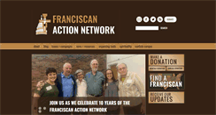 Desktop Screenshot of franciscanaction.org